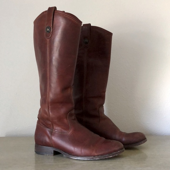 Melissa Button Tall Riding Boots. Size 7.5 - Picture 1 of 5